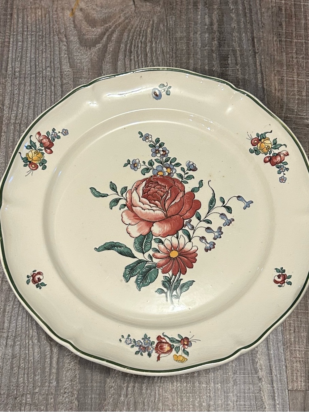 Antique Villeroy & Boch Mettlach 1562 Alt Strassburg 9” Pedestal Cake Stand